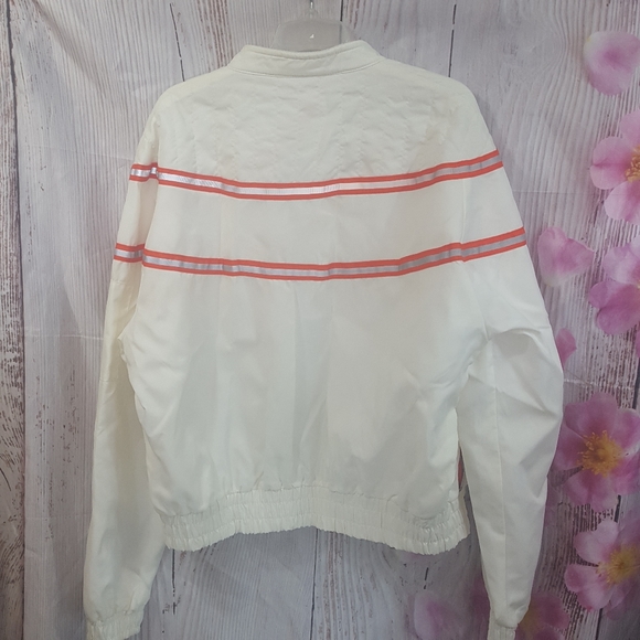 USA Biker Bike Design Reflective Quilted Nylon Zip-Up Jacket - Picture 8 of 9